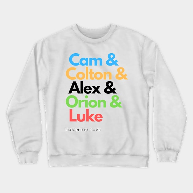 Finn Dixon's Floored by Love Gymnastics Team Crewneck Sweatshirt by Finn Dixon